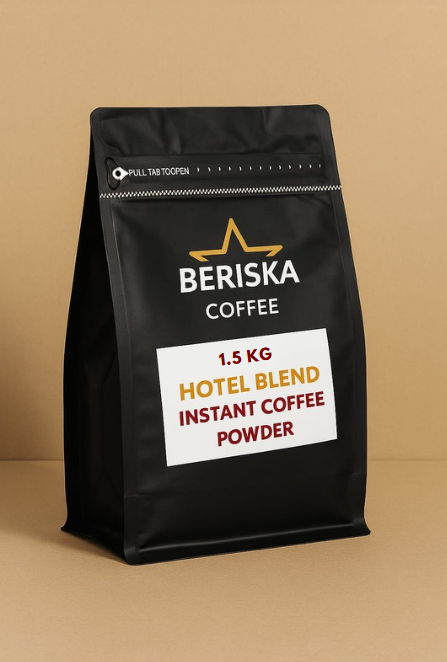 Beriska Hotel Blend Instant Coffee 1.5kg + 1kg FREE Sugar – HORECA Combo Pack
