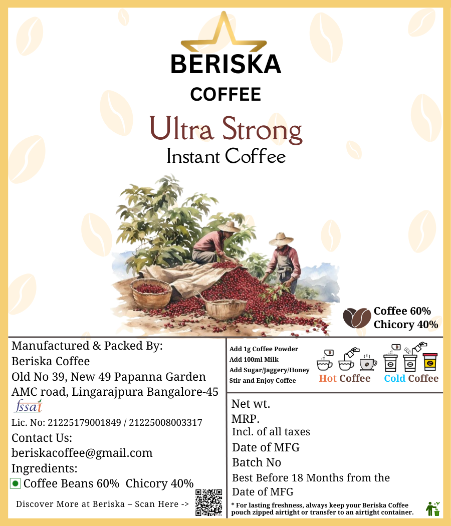 Beriska Ultra Strong Coffee  – 100g